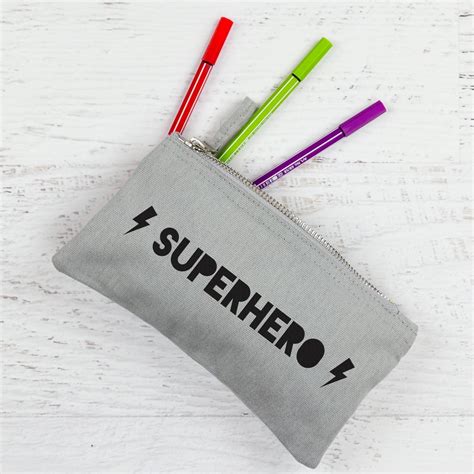 superhero pencil case